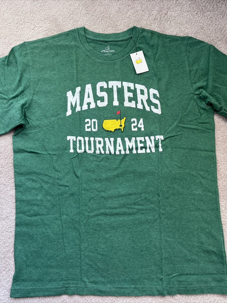 2024 Masters Golf Green Short Sleeve T-Shirt Large 100