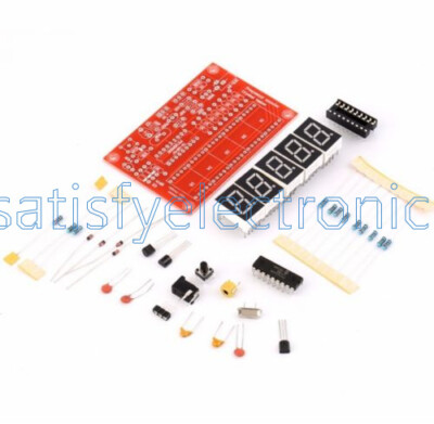 1Hz-50MHz Crystal Oscillator Frequency Counter Meter Digital LED PIC DIY Kits