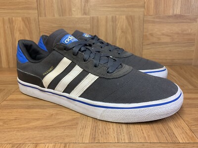 RARE Adidas Originals Busenitz Gray Canvas White Blue Sz 13 Men's Shoes  S85305 | eBay