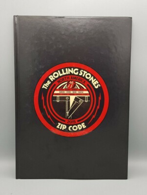 Rare Rolling Stones 2015 Zip Code hardcover Tour Book including beautiful pics