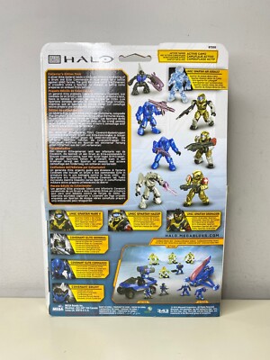 Lotto 5 Action Figure HALO Mega Construx UNSC Marine (V2), Usate, Alte 4,5 Cm