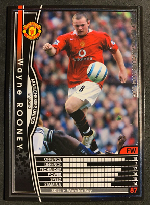 2004-05 Panini SEGA WCCF European Clubs Wayne Rooney Manchester