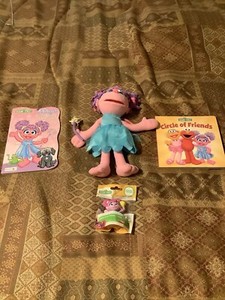 Preowned Fisher Price Abby Cadabby 2006, Talking And Singing Doll, 2 Books, + 2