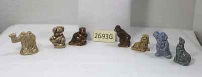 VINTAGE 7 RED ROSE TEA  WADE FIGURINES MADE IN ENGLAND