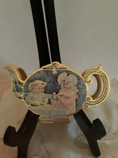 Vintage Miniature Toy Tea Set Victorian 1983 Shackman  Co