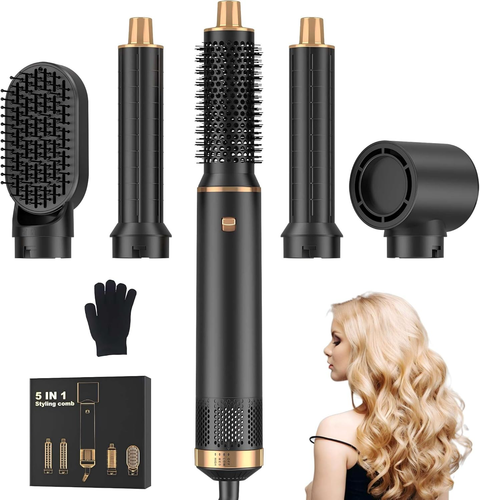 5 in 1 Hair Styler, Ionic Hair Dryer & Blow Dryer Brush, Hot Air Styler - 第 11/11 張圖片
