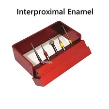 Dental Interproximal Enamel Burs Direction Burs Fissure Drill Diamond Bur Kit