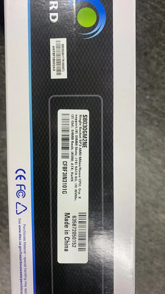 TYAN s8030 amd epyc 7002-7003slot sp3 max512gb ddr4 PCI-E ATX 64mb chip - Image 3 of 4