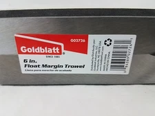 Goldblatt 6 in x 2in Float Margin Trowel G02726 Ceramic, Tile, Gum Rubber Bottom