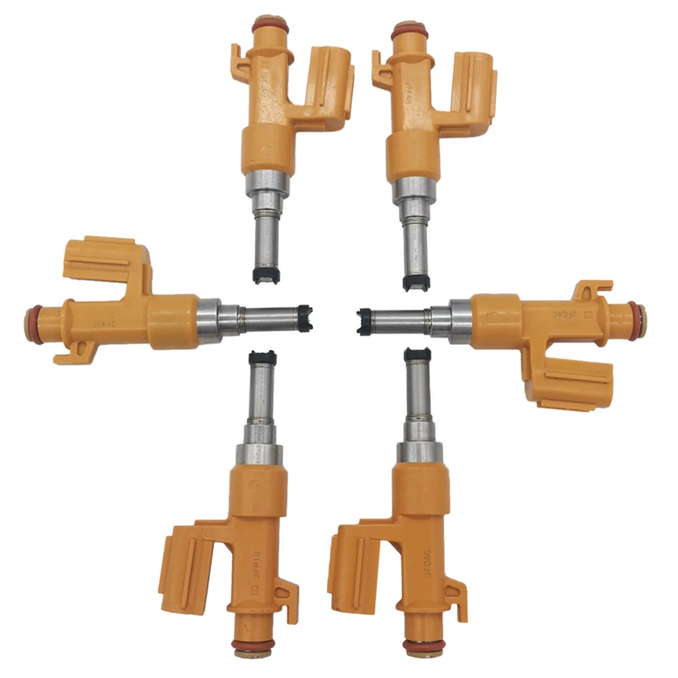 6X Inyector de combustible para Toyota Highlander Sienna Tacoma 2016-2020 RX350 23250-0P100 Foto 2 de 4