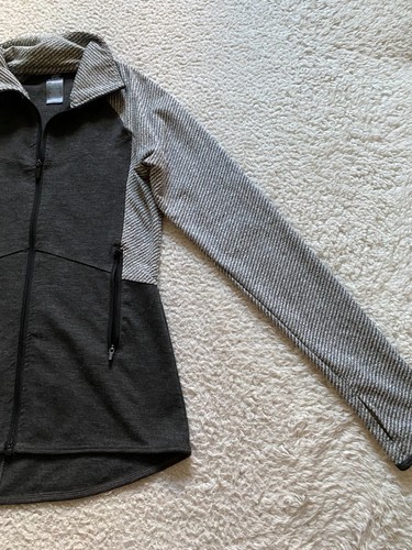 Champion Women Long Sleeve Full Zip Jacket Gray Size S - Picture 4 of 8