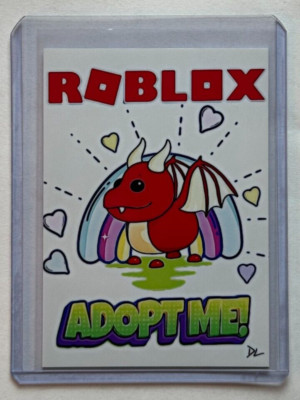 Roblox Limited Edition Limited Artist Signed  Adopt Me!  Trading Card 1/10