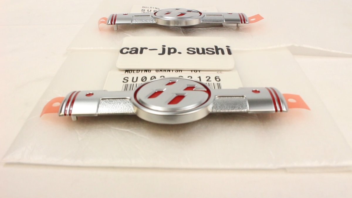 2013-2016 Toyota Genuine Scion FRS 86 ZN6 Red Side Emblems SET