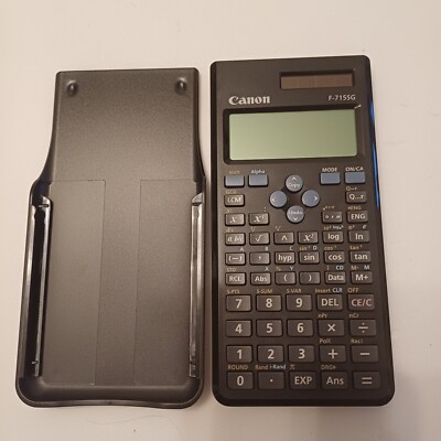 Canon F-715SG Black Open Box 5730B004 2-Line Display Scientific Calculator