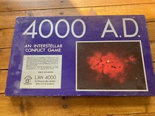 Vintage 1972 4000 AD Galactic Wars Board Game Complete Includes