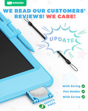 8.5" LCD Writing Tablet Colorful Doodle Board Drawing Education Pad for Kid 3-8