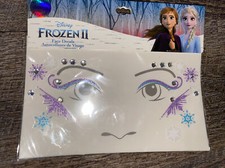 Disney Frozen Two Elsa Face Decal Tattoo Rhinestones Claire  s Exclusive