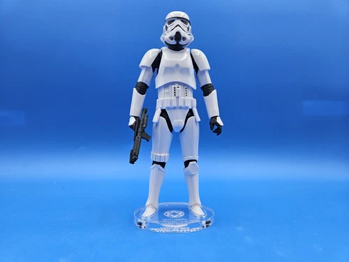 Star Wars Black Series 40th Anniv. Stormtrooper (ROTJ)🔥  Acrylic Base 🔥 NO Toy