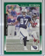 2000 Score Football #206 Kevin Dyson Tennessee Titans