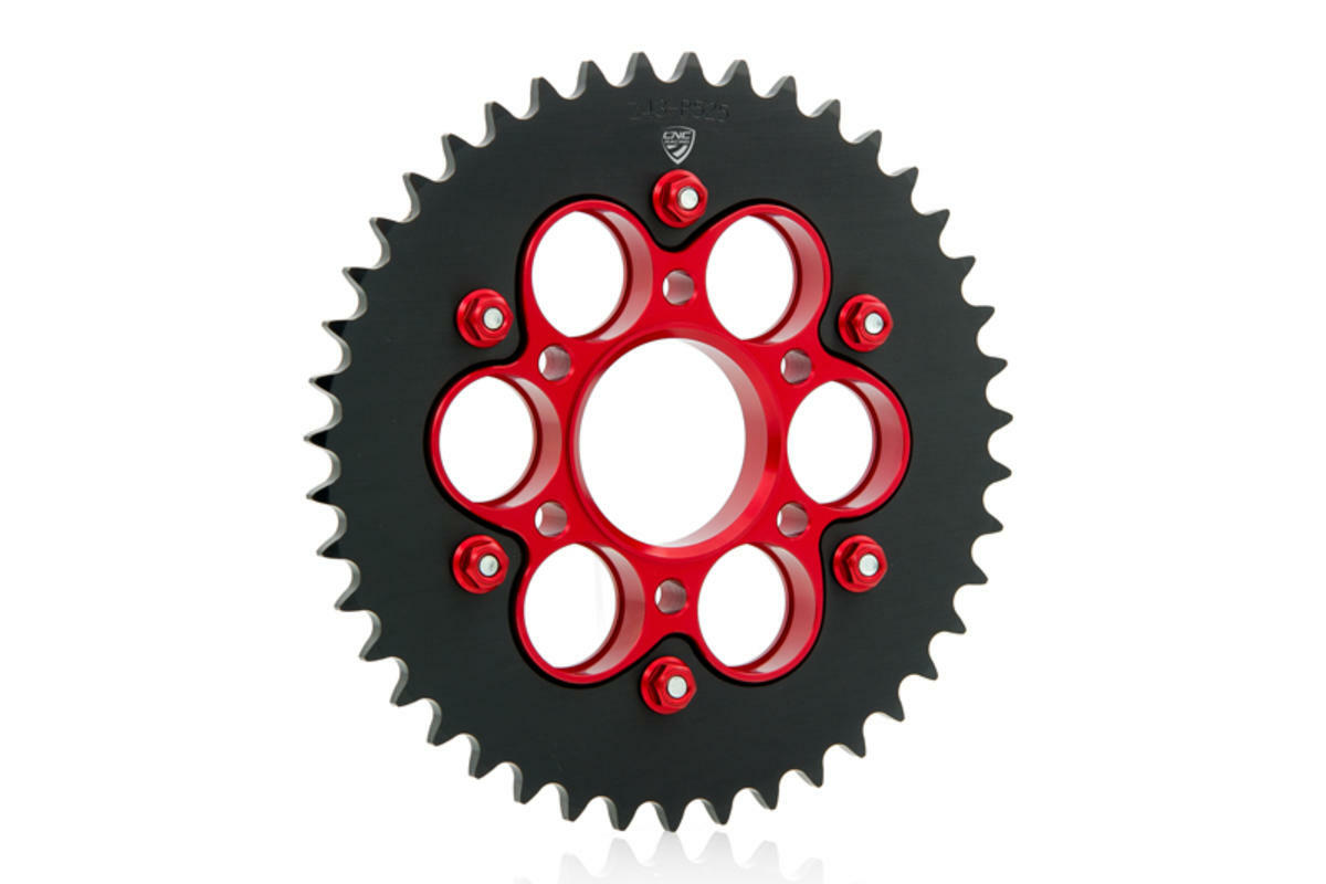 パーツ 42T P525 CNC Racing rear sprocket REAR SPROCKET Z42 P525 6 HOLES CNC RACING DUCATI