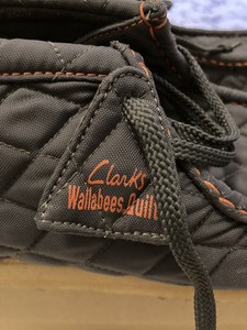 clarks wallabees quilted