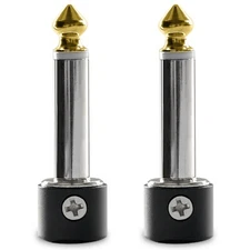 Crosby Solderless Pedalboard Cable Kit - 2 Pack of Gold Tipped Connectors