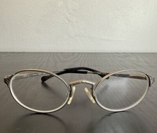 Charmant Eyeglasses Vintage CH8035 TITANIUM Oval Shape Detailed Arms