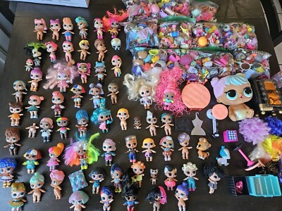 #ad HUGE 150 LOL Surprise Doll Lot 500 Total Pcs. Bigs Lils Pets Accessories $212.49
