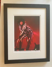 Motley Crue Nikki Sixx live fine art photo LA Forum 1985 signed number 15/100