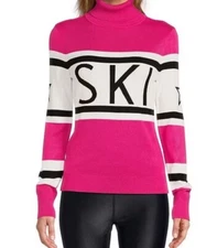 Active Perfect Ski Moment Ribbed Turtleneck Long Sleeve Statement Sweater NWT XL