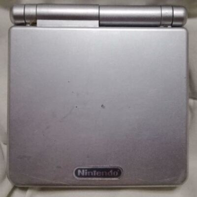 Nintendo GAMEBOY ADVANCE SP Platinum Silver Console From Japan