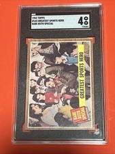 1962 Topps Babe Ruth Special Greatest Sports Hero #143 SGC 4