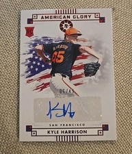 2024 Panini Boys Of Summer Baseball RC Rookie Card Kyle Harrison Auto 06/49