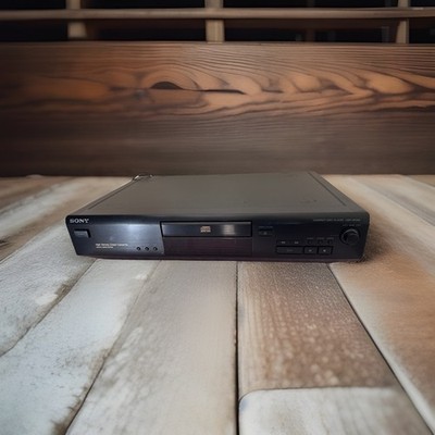 Sony CDP-XE300 CD Player with High Density Linear Converter and Digital Optical