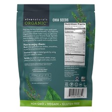 BetterBody Foods Organic Chia Seeds 2 lbs, 32 Oz, with Omega-3, Non-GMO, Gluten