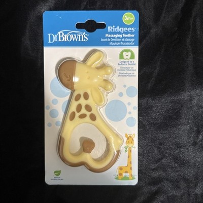 Dr. Brown's Ridgees Massaging Teether Giraffe BPA Free 3m+ TE455 New