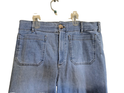 Maeve Women Colette Jeans Size 33 Sailor High Rise Wide Leg Cropped
