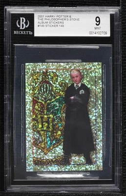 2001 Harry Potter and the Philosopher's Stone Album Stickers Draco Malfoy ne4
