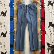 70s Vintage Levi's 10517 Black Tab Flare Pants 33x31 USA Made Bootcut Mens