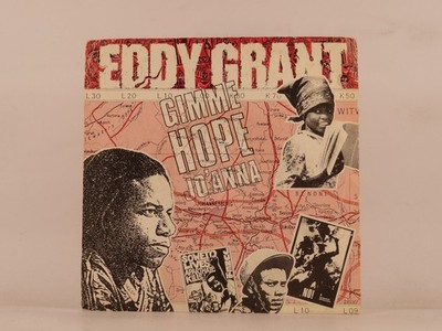EDDY GRANT GIMME HOPE JO'ANNA (127) 2 Track 7'' Single including Picture Sleeve I