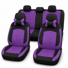 5pcs Universal Linen Car Seat Covers Full Set Breathable Front Rear Protector 5pcs Universal Linen Car Seat Covers Full Set Breathable Front Rear Protector