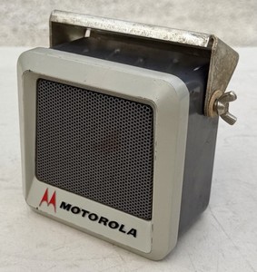 VTG Motorola TU324A-1 External Mobile Metal Speaker - HAM Amateur CB Radio