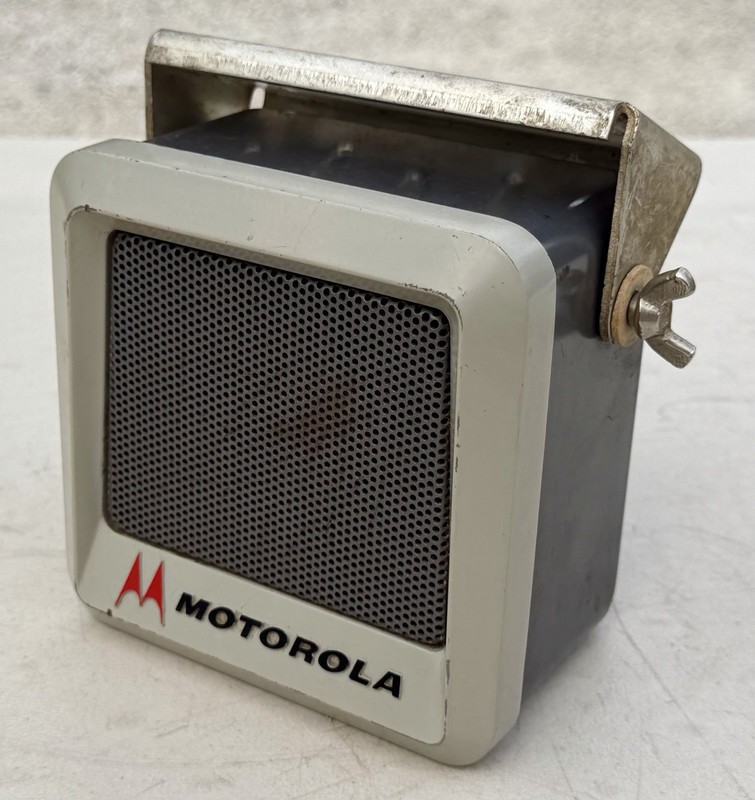 VTG Motorola TU324A-1 External Mobile Metal Speaker - HAM Amateur CB Radio