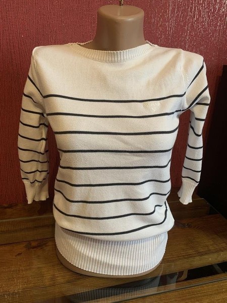Women Barbour Sweater White 34 / XS / 42