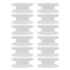 20 Pcs High Precision Plastic Pulley Wheels for Small Gear Wheels Transmission