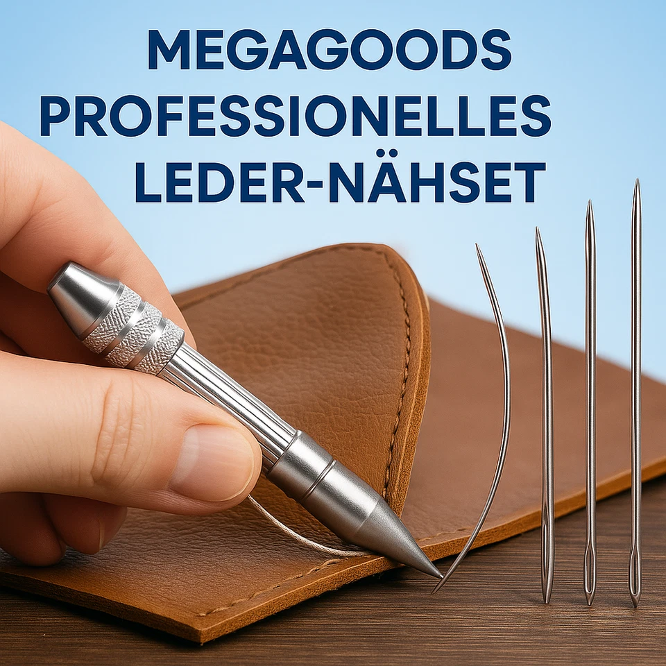 Leder-Nähnadel Set mit Ahle für Zelt Plane Canvas Reparatur DE. - Bild 2 von 4