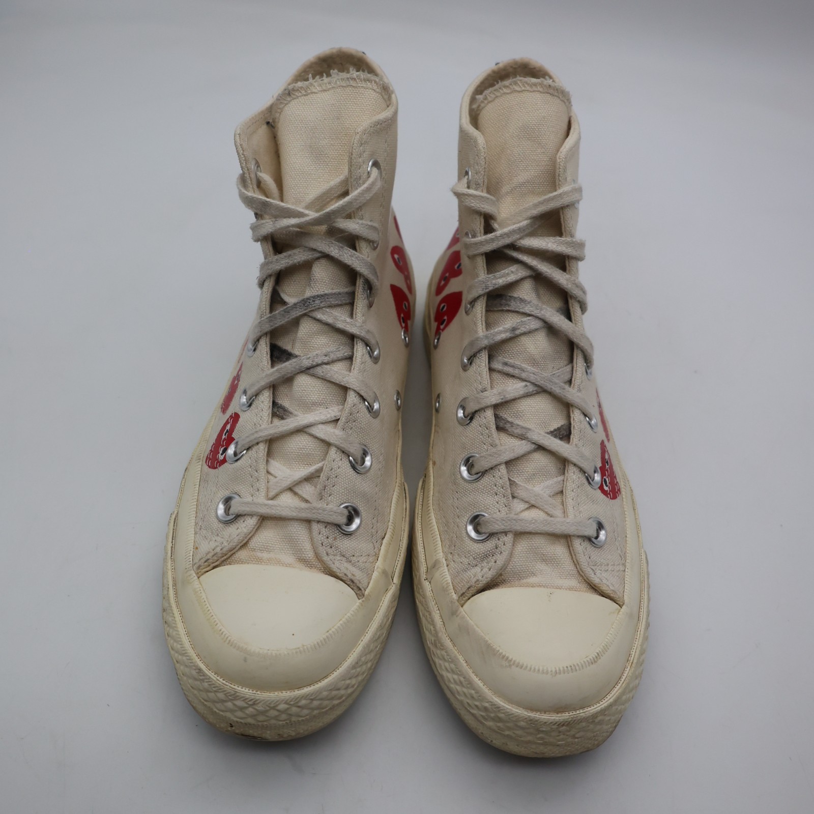 Converse Chuck 70 CDG Hi Men's 6 Women's 8 Multi Heart Sneakers 162972C thumbnail 2