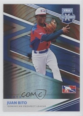 2020 Elite Extra Edition Dominican Prospect League Status Blue Juan Bito 00gy