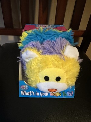 NEW Flip a Zoo 12'' Magic Tails Lion White UnicornPocket Fuzzy Soft Colorful Play