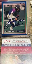 JSA COA HERSCHEL WALKER SIGNED 1990 SCORE FOOTBALL CARD